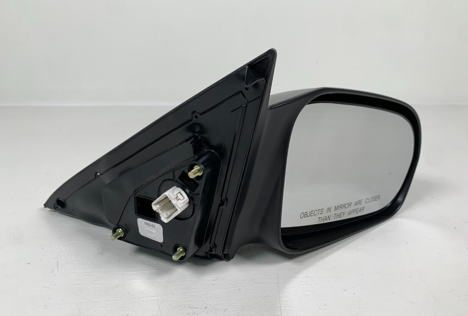 2001-2005 Honda Civic Right Passenger Side View Power Door Mirror Matte Black OE