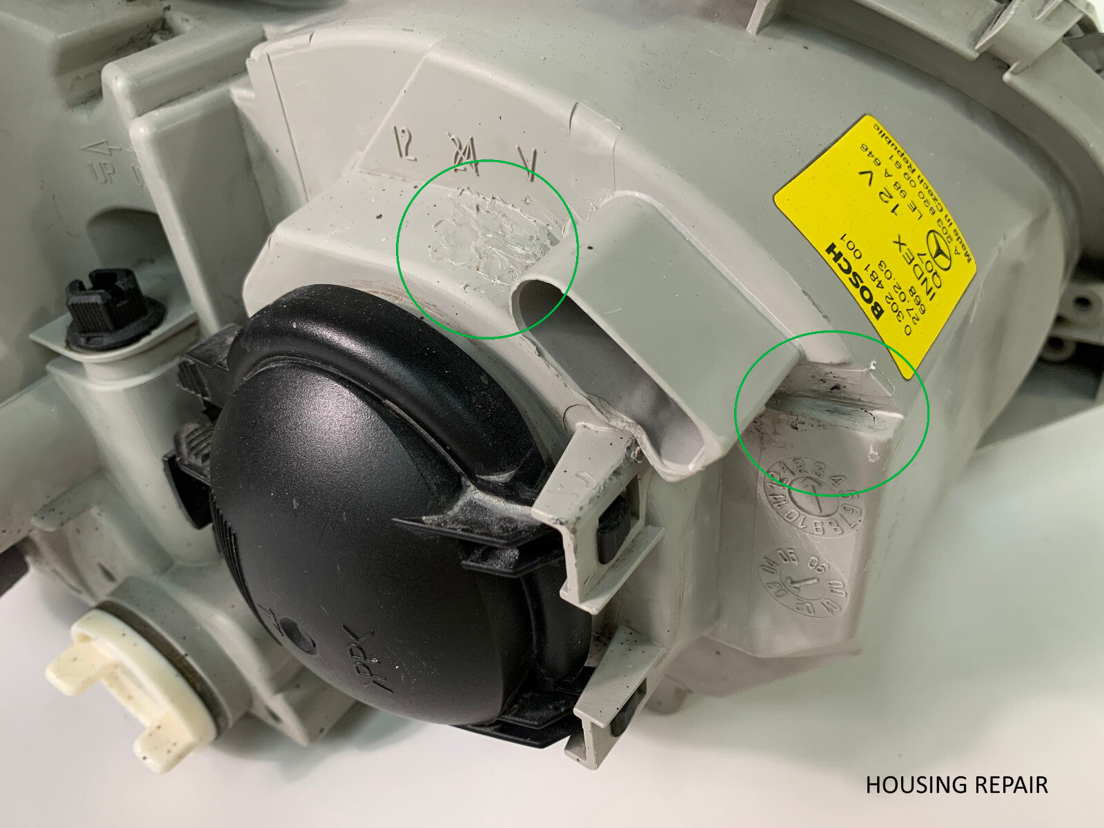 2001 2002 2003 2004 Mercedes C-Class Left Driver Side Halogen Headlight Lamp OEM