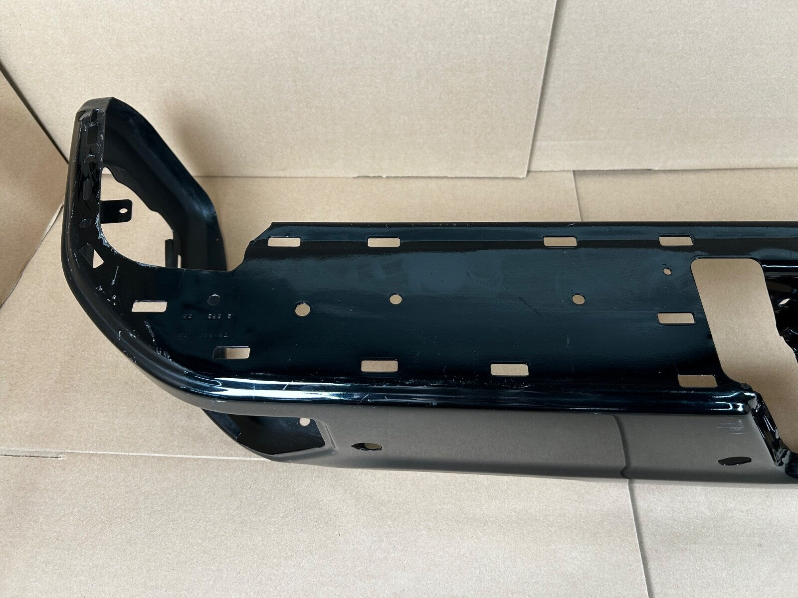 19-23 CHEVY SILVERADO/GMC SIERRA 1500 REAR BUMPER W/ HOLES & DUAL EXHAUST OEM